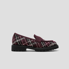 Round-Toe Platform Chunky Heel Loafers (Francesca)