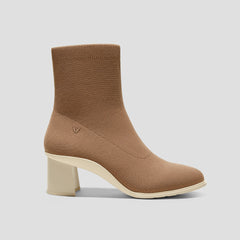 Almond-Toe Running Heel Boots (Amanda)