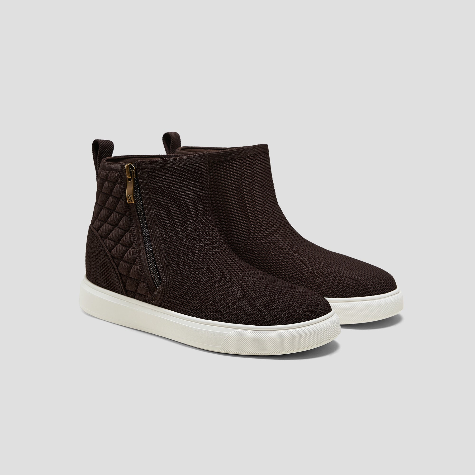 Round-Toe Hidden Wedge Sneakers (Casey)