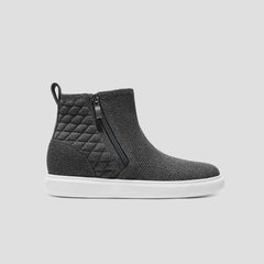 Round-Toe Hidden Wedge Sneakers (Casey)