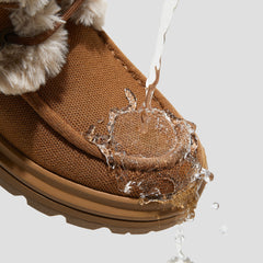 Faux Fur Water-Repellent Lightweight Warm Boots (Terry)