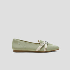 Pointed-Toe Aria Crisscross Loafers (Marvis)