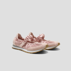 Round-Toe Satin Mary Janes (Ayla)