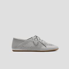 Round-Toe Lace-Up Mesh Sneakers (Yara)