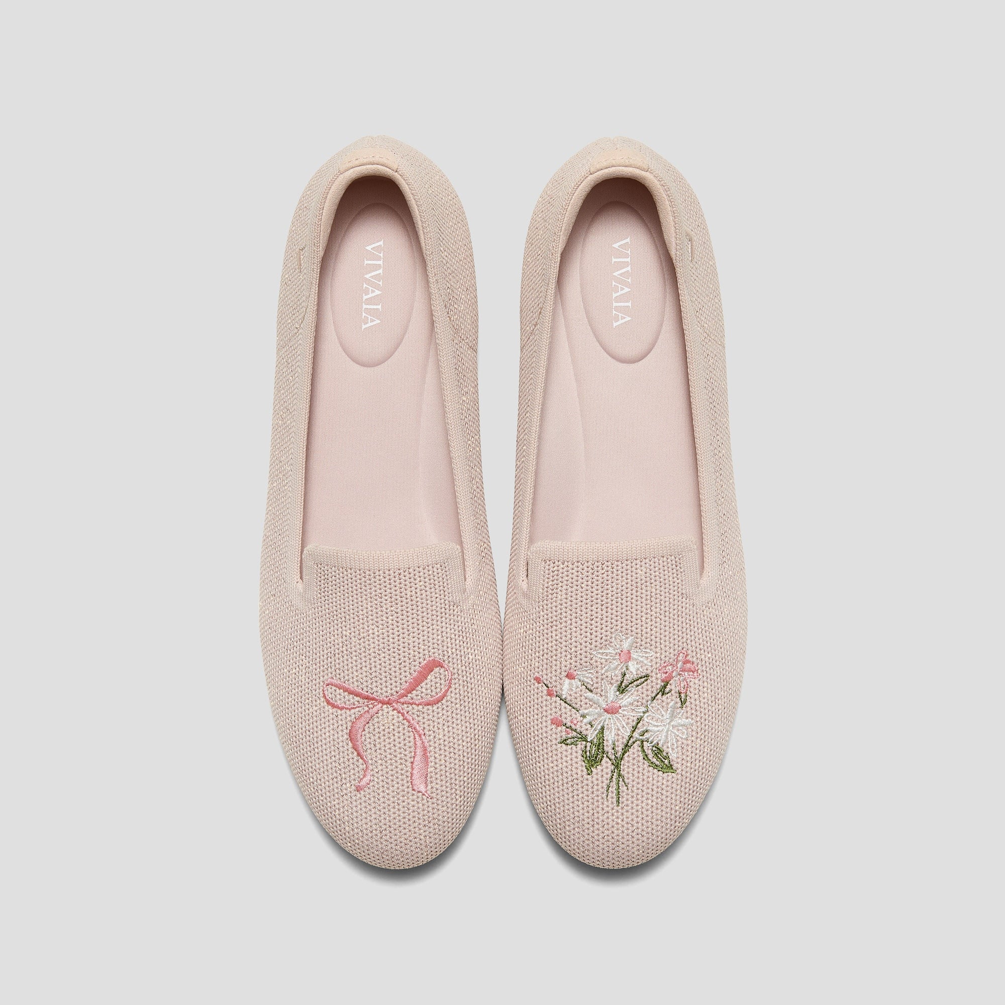 Round-Toe Embroidered Loafers (Audrey)