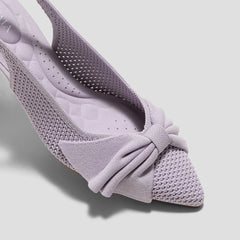PointEase™ Bow Slingback Heels (Sanna)