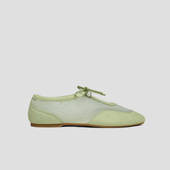 Square-Toe Organza Sneakerinas (Ciara)