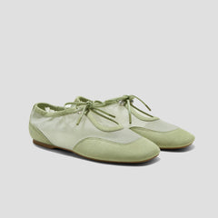 Square-Toe Organza Sneakerinas (Ciara)