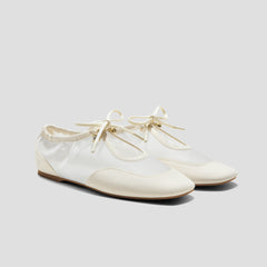 Square-Toe Organza Sneakerinas (Ciara)