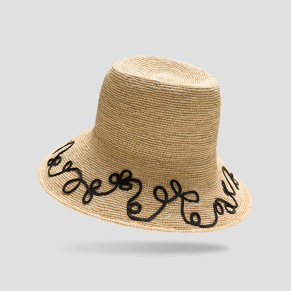 Raffia-Style Woven Hat (Winni)