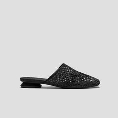 Square-Toe Mesh Sandals (Maura)