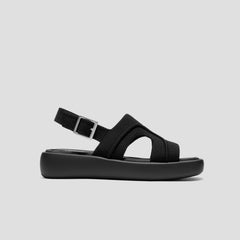 Square-Toe Platform Sandals (Hatty)