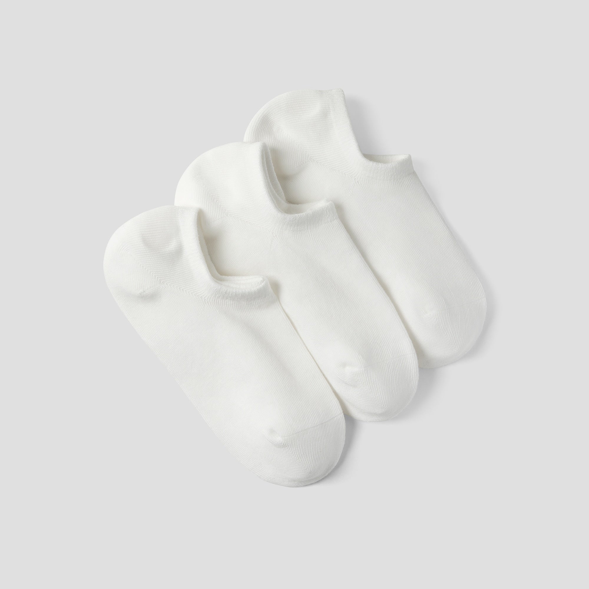 3-Pair No-Show Socks (Kira)