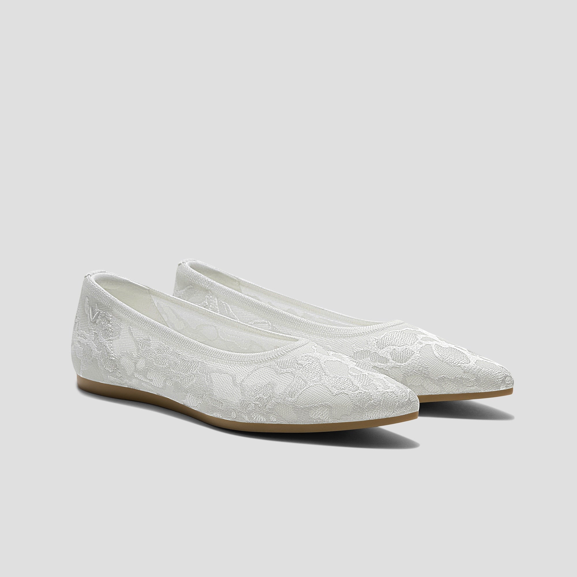 Pointed-Toe Lace Reborn™ Flats (Aria 5°)
