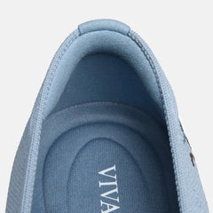 Round-Toe Embroidered Loafers (Audrey)