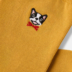 1 Pair Animal Jacquard Crew Socks (Aubrey)