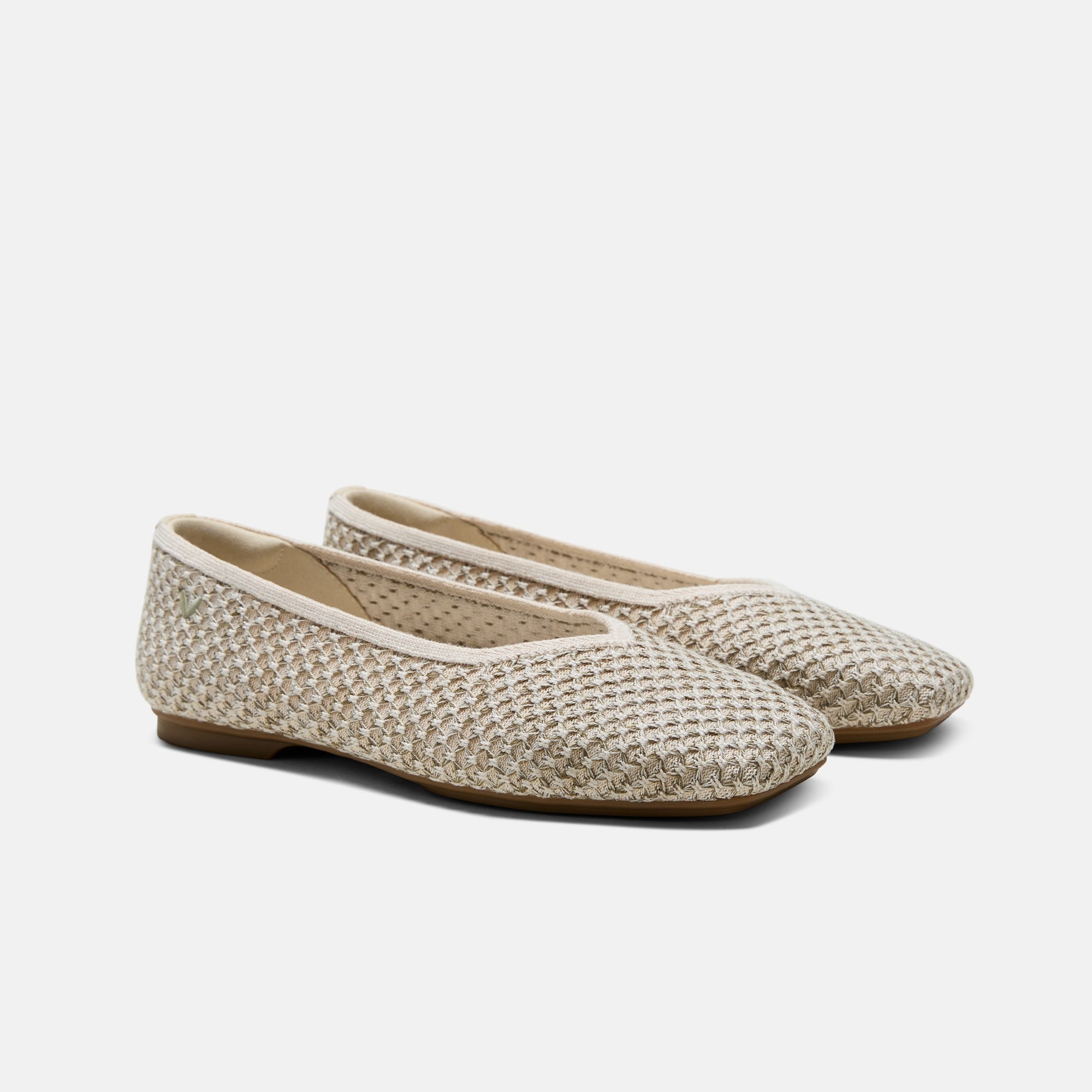 Square-Toe Margot V-Cut Flats (Margot 3.0)