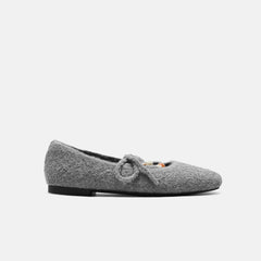 Square-Toe Lace-Up Mary Janes (Miley)